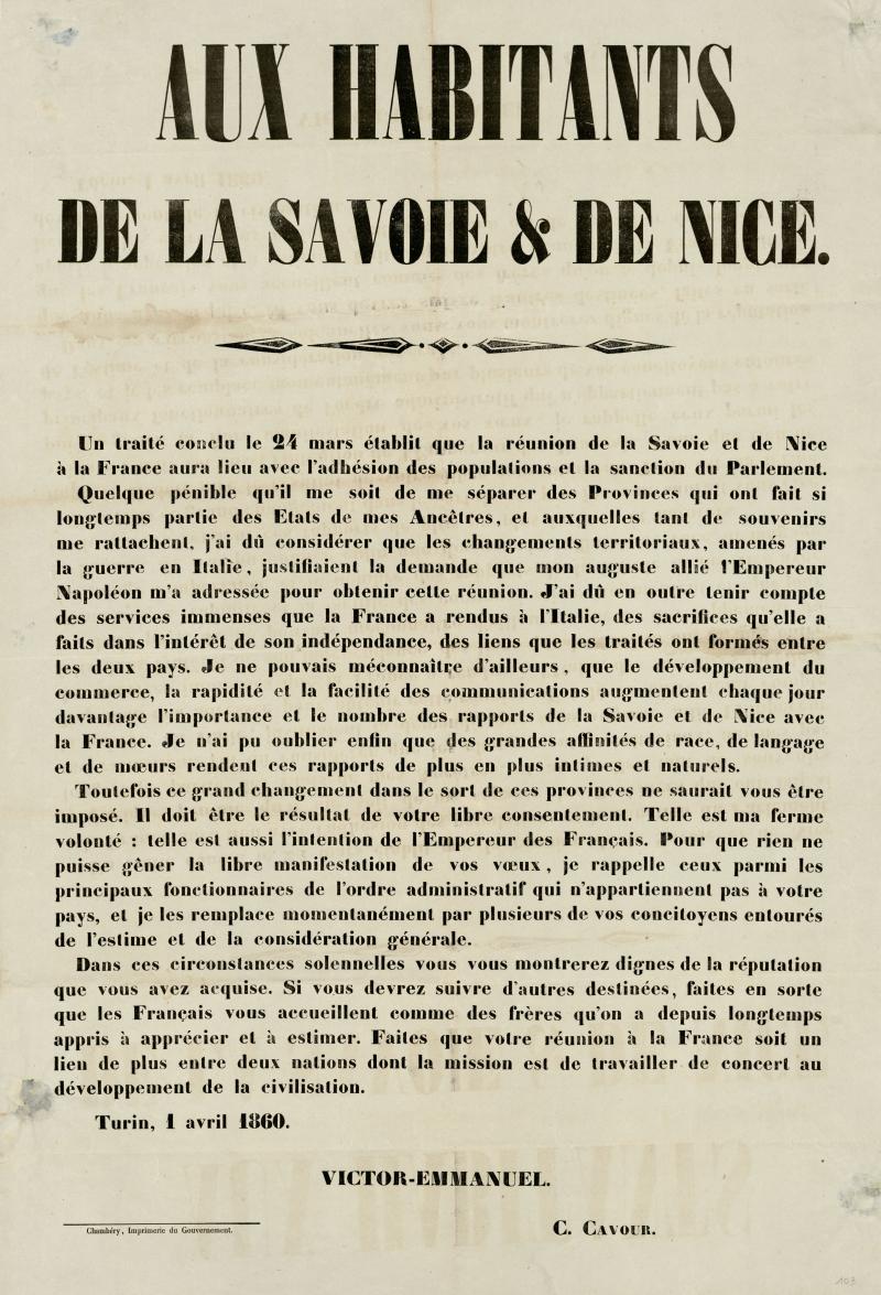 Annexion de la Savoie